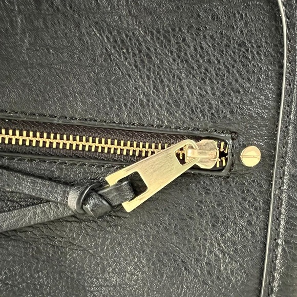 A+ Ellen Crossbody Bag Black Vegan Leather Adjustable - Picture 9 of 9